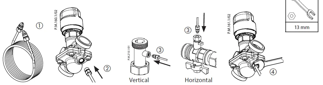 Danfoss AB-PM Connection Set DN 15-25 2