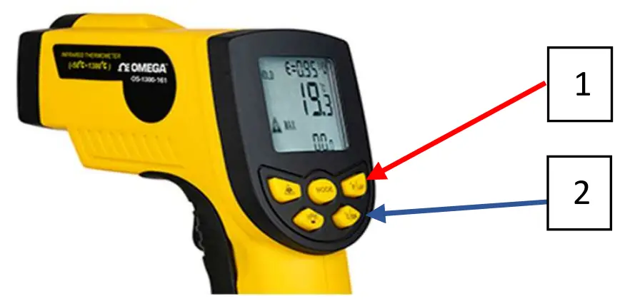 OMEGA OS 1300 161 Infrared Thermometer - Fig 1