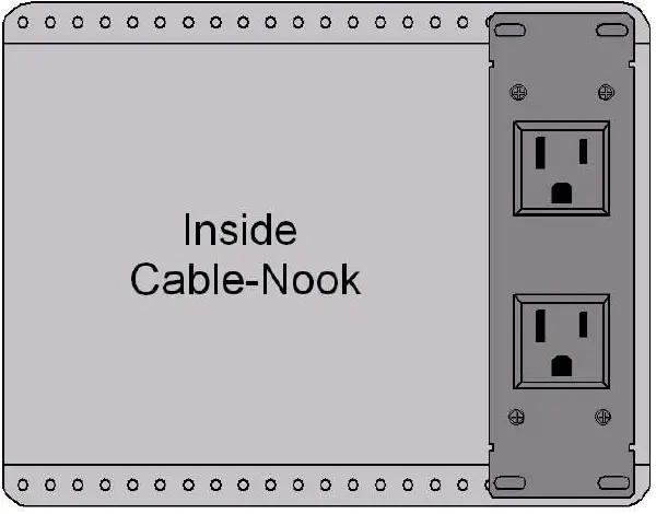 CABLE-NOOK CN5008US Dual AC Power Module 01