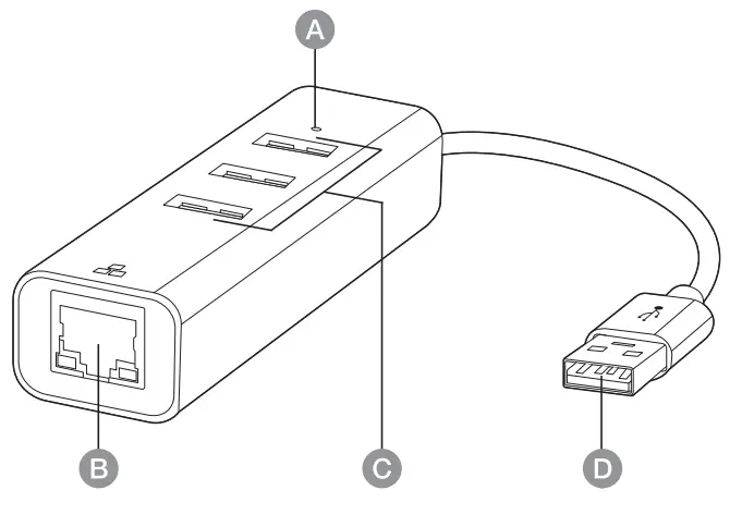 amazonbasics U3 3UE04 Grey 3 Port USB 3 0 Hub-