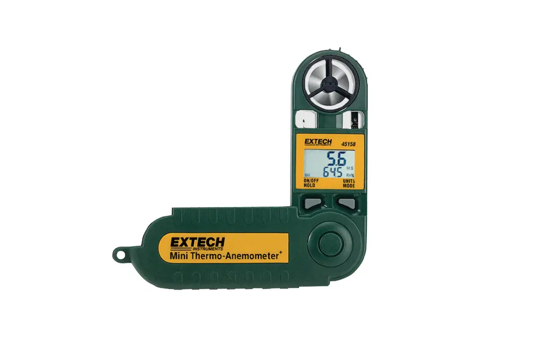 Extech 45158 Mini Hygro Thermo Anemometer User Manual Extech 45158 Mini Hygro Thermo Anemometer User Manual