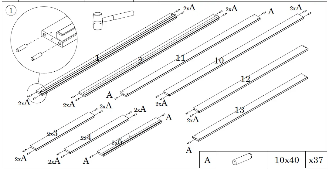 VIPACK-FURNITURE-PIHSZG-14-NR371-V6-Children-Bed-fig 3