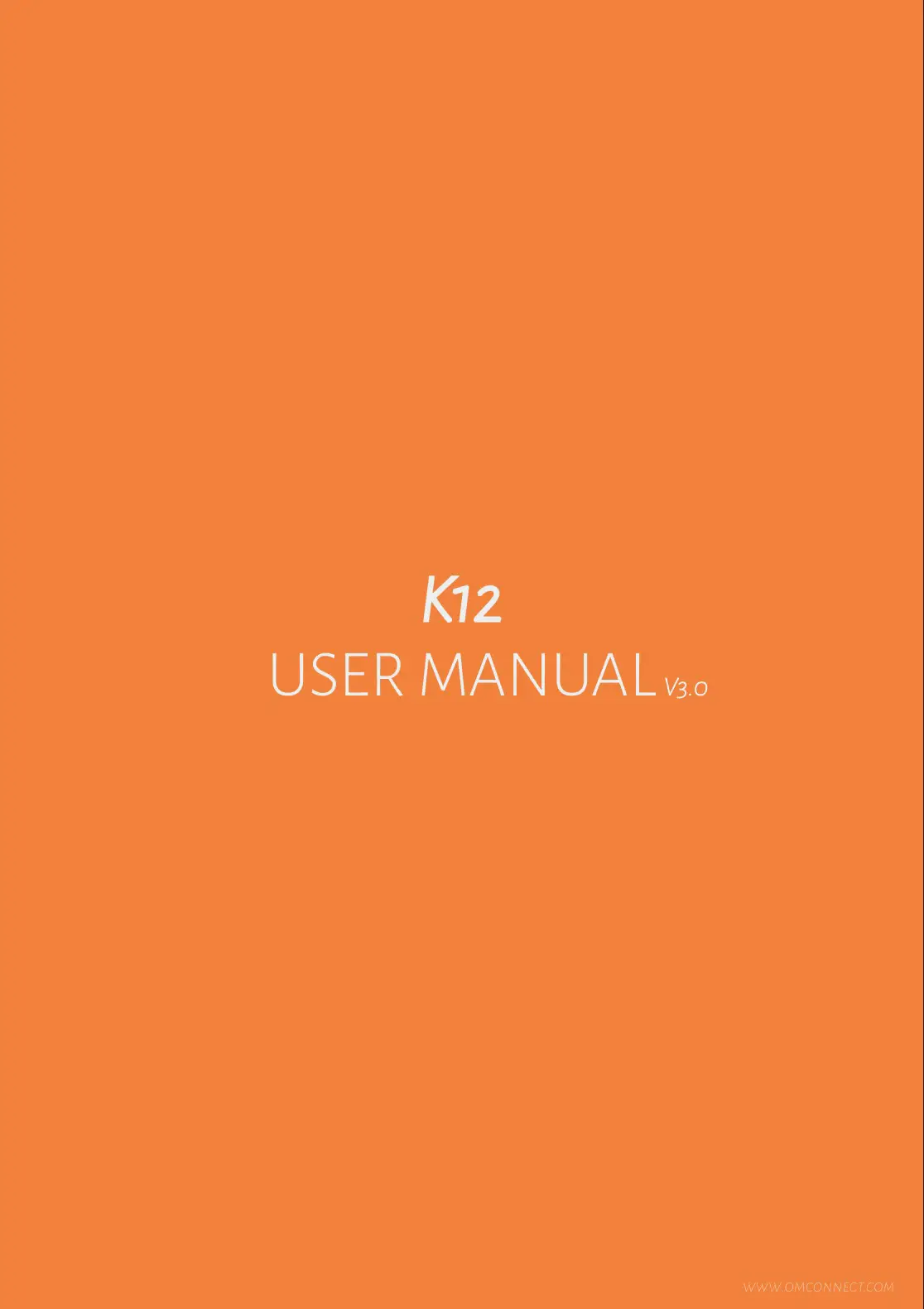 omconnect K12 Smart Key Fob User Manual