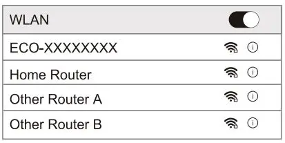 dewenwils HOSL03B WiFi Low Voltage Transformer Instruction Manual - Open the WiFi connection settings