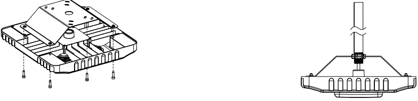 Euri Lighting ECS-150W1050 LED Square Canopy Light-FIG5