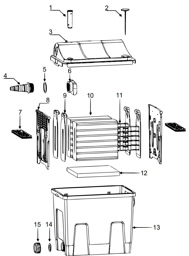 SUNSUN CBF 200T Pond Bio Filter - fig 1