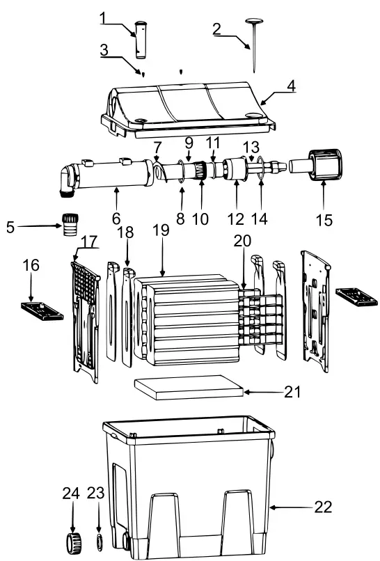 SUNSUN CBF 200T Pond Bio Filter - fig 2