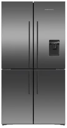 FISHER PAYKEL RF605QDUVB2 Freestanding Quad Door Refrigerator Freezer 90.5cm 538L Ice and Water