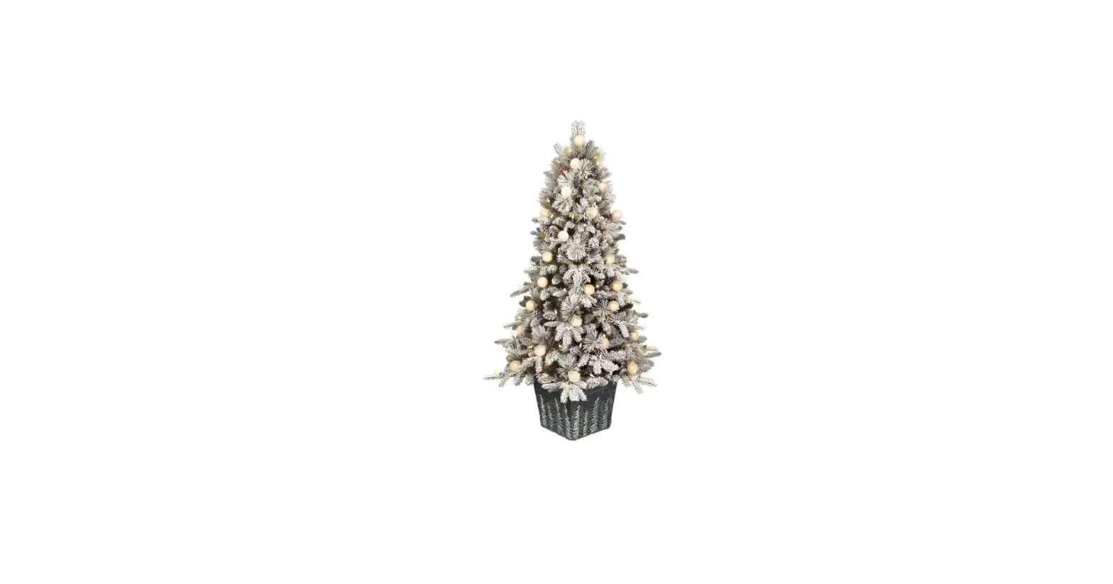 Ge Lighting Ge 5-ft Candlewood Pine Pre-lit Traditional Flocked Artificial Tree User Guide