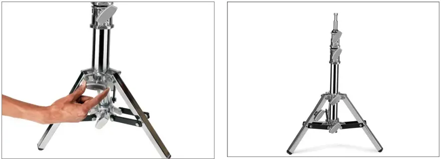 PROAIM TP LNJB 01 Low Ninja Baby 5 8 icnh Double Riser Stand - fig 2