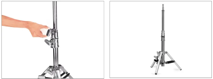 PROAIM TP LNJB 01 Low Ninja Baby 5 8 icnh Double Riser Stand - fig 4