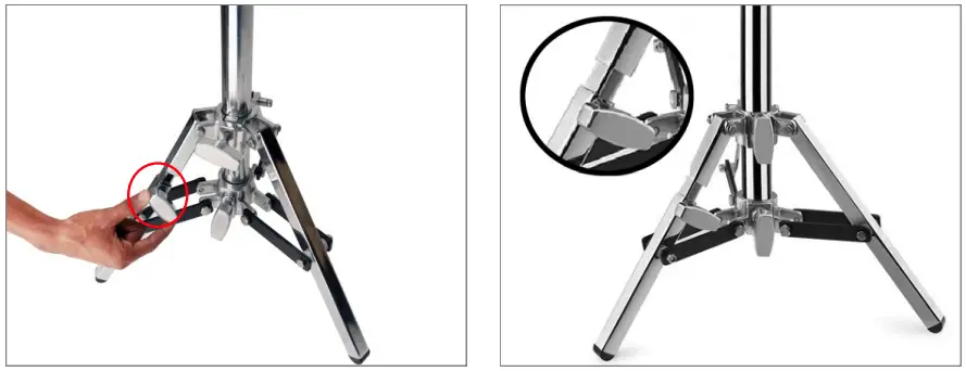 PROAIM TP LNJB 01 Low Ninja Baby 5 8 icnh Double Riser Stand - fig 8