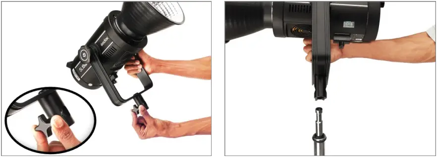 PROAIM TP LNJB 01 Low Ninja Baby 5 8 icnh Double Riser Stand - fig 9