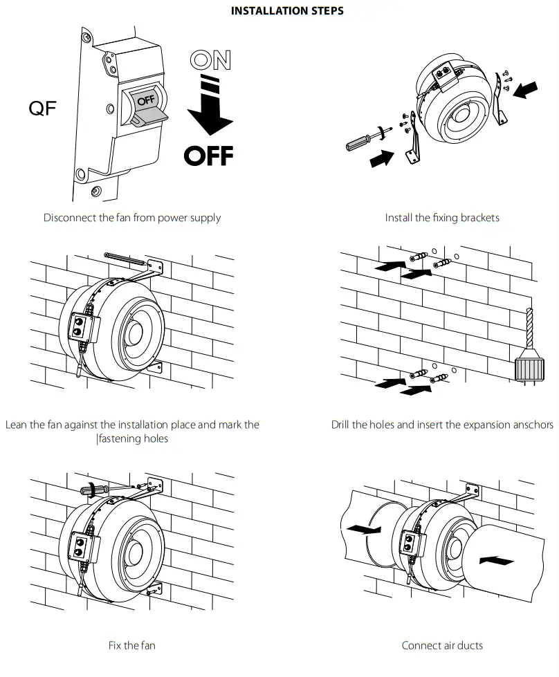 BLAUPUNKT Centro-M EC Centrifugal Inline Fan - Fig 6