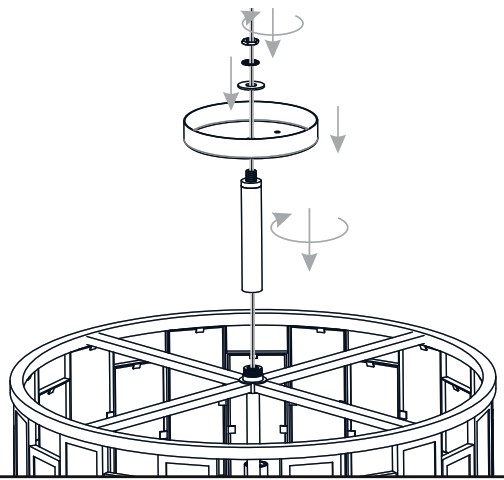 QUOIZEL QP5600MBK Bankston 4 Light Matte Black Standard Pendant - INSTALLATION 11