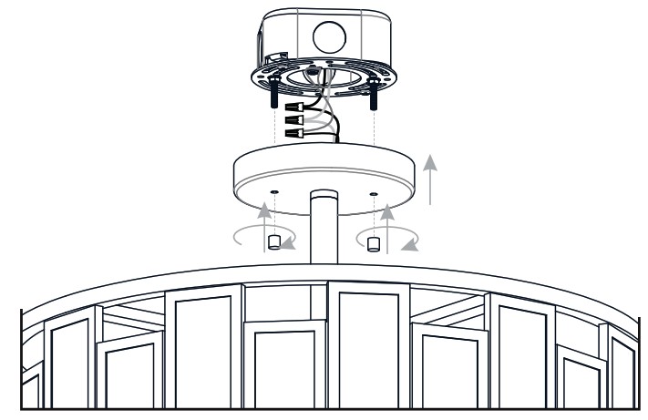 QUOIZEL QP5600MBK Bankston 4 Light Matte Black Standard Pendant - INSTALLATION 14