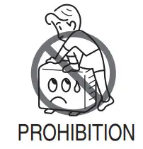 HITACHI RAK-DJ25PCAT Split Type Air Conditioner - Do not climb