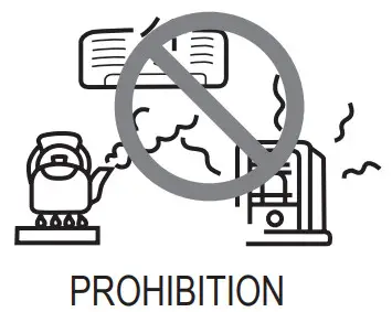 HITACHI RAK-DJ25PCAT Split Type Air Conditioner - use a stove