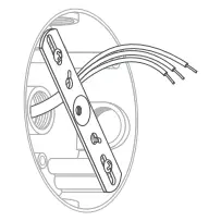 Attach the metal mounting bracket