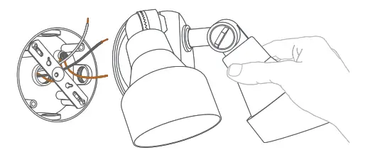 Remove your existing floodlight Figure 1