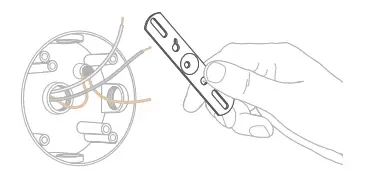 Remove your existing floodlight Figure 2