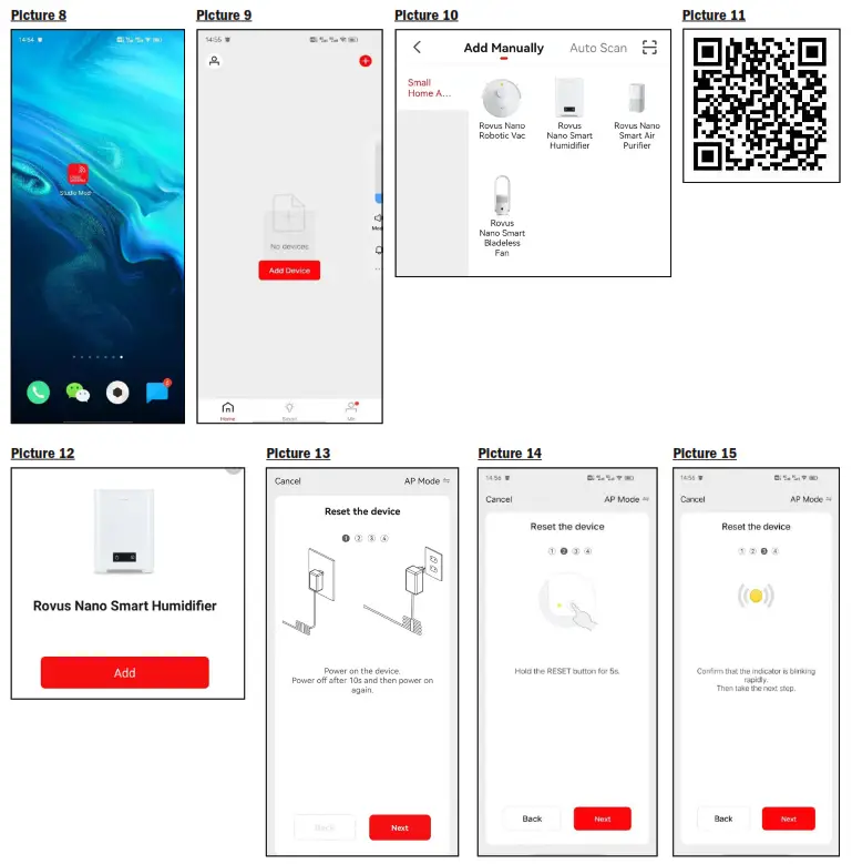 ROVUS MI H21 1027 Nano Smart Humidifier - Figure 3