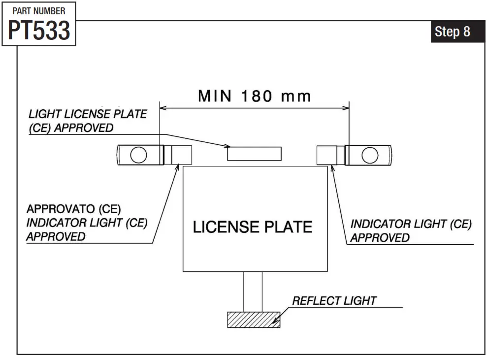 rizoma PT533 License Plate Support - Figure 11