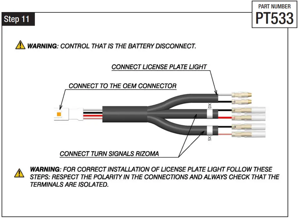 rizoma PT533 License Plate Support - Figure 14