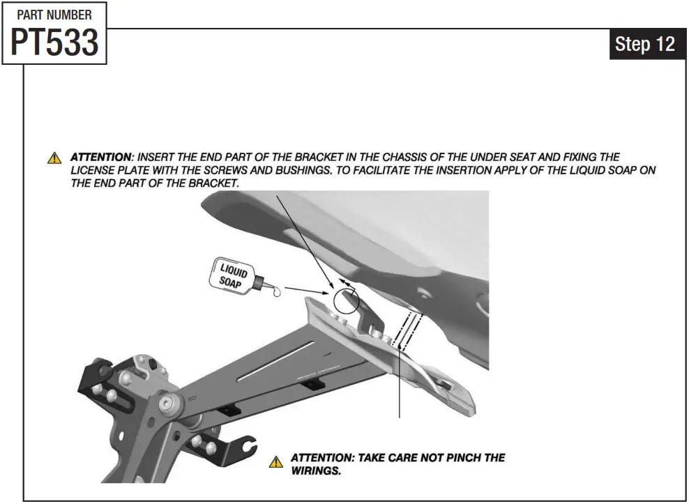 rizoma PT533 License Plate Support - Figure 15