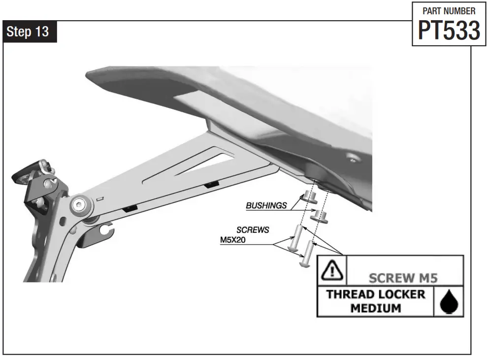 rizoma PT533 License Plate Support - Figure 16