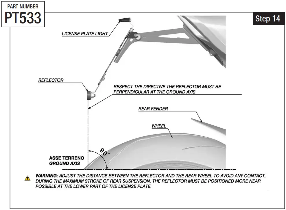 rizoma PT533 License Plate Support - Figure 17