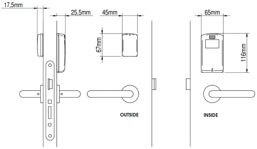 SALTO AE i 1 Series AELEMENT Euro Lock - Product Overview