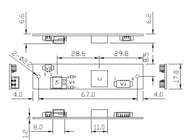 FORENEX-FI2055S-LED-Driving-Board-FIG-1