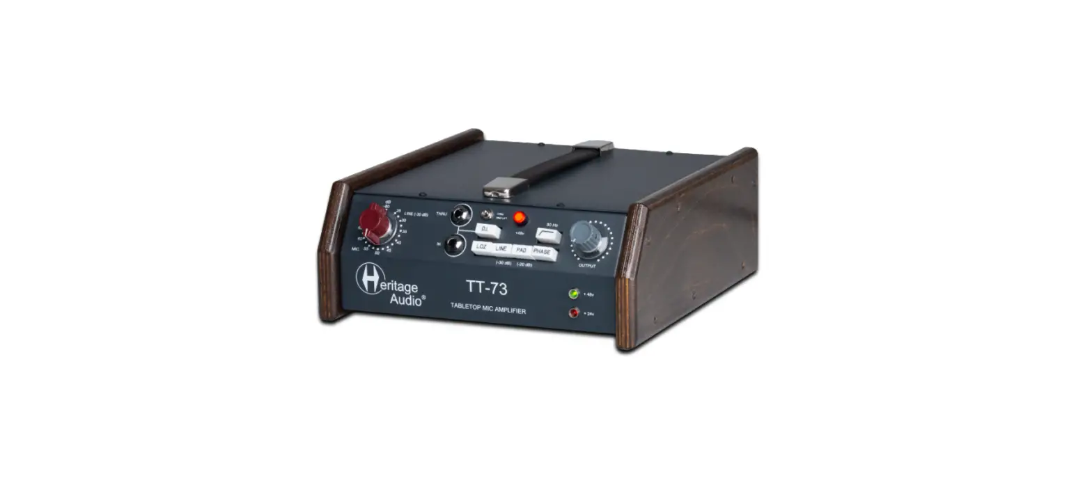 Heritage Audio Tt-73 1-channel Class A Portable Mic-line Preamp User Manual Heritage Audio Tt-73 1-channel Class A Portable Mic-line Preamp User Manual