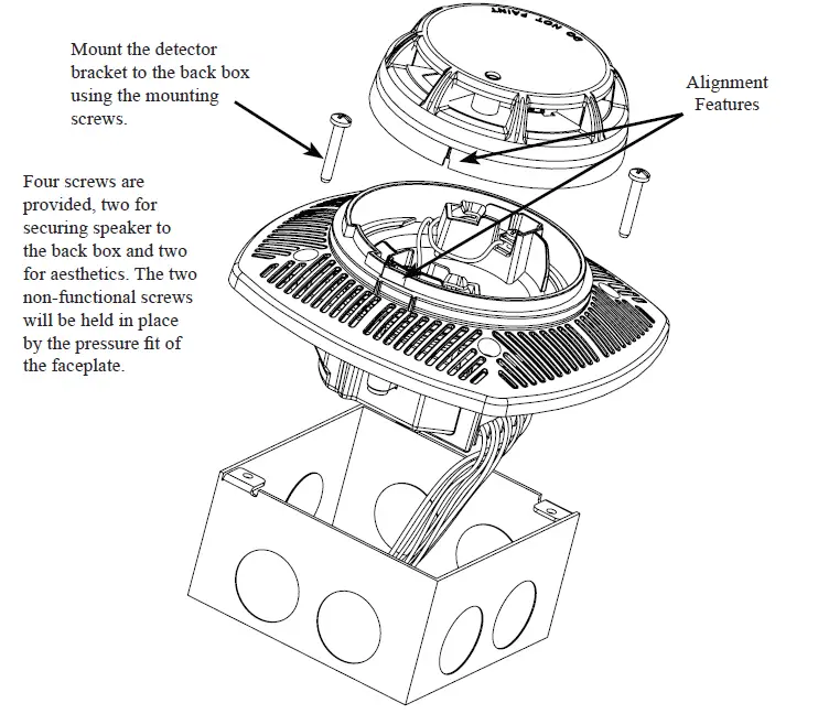 POTTER PAD100-LFSB Addressable Low Frequency Sounder Base 1