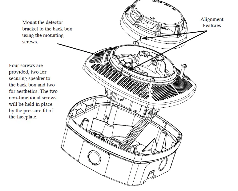 POTTER PAD100-LFSB Addressable Low Frequency Sounder Base 2