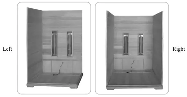 Heatwave Sauna - The New Generation Sauna - CONNECTING SIDE PANELS