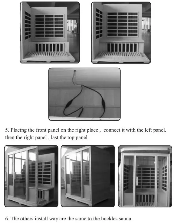 Heatwave Sauna - The New Generation Sauna - install the inner buckles sauna 2