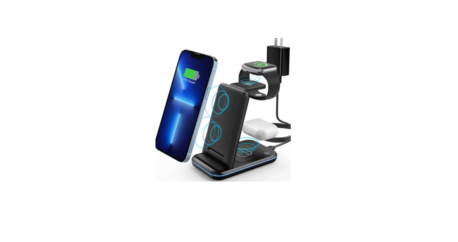 Bauhoo Z12 3 In 1 Wireless Charging Station User Manual