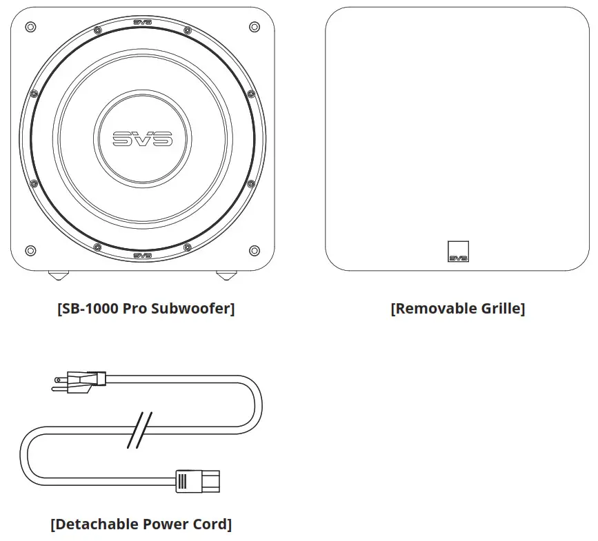 SVS SB-1000 Pro Subwoofer- Pro Subwoofer