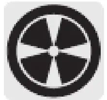 Circular-Heating-element-and-ventilation-icon