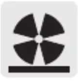 Smeg-Oven-Instructions-Manual-Lower-Heating-element-and-ventilation-icon