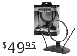 Universal Accessories ANT200 Amplified TV Antenna