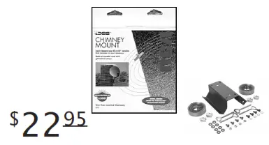 Universal Accessories D915 CHIMNEY MOUNT