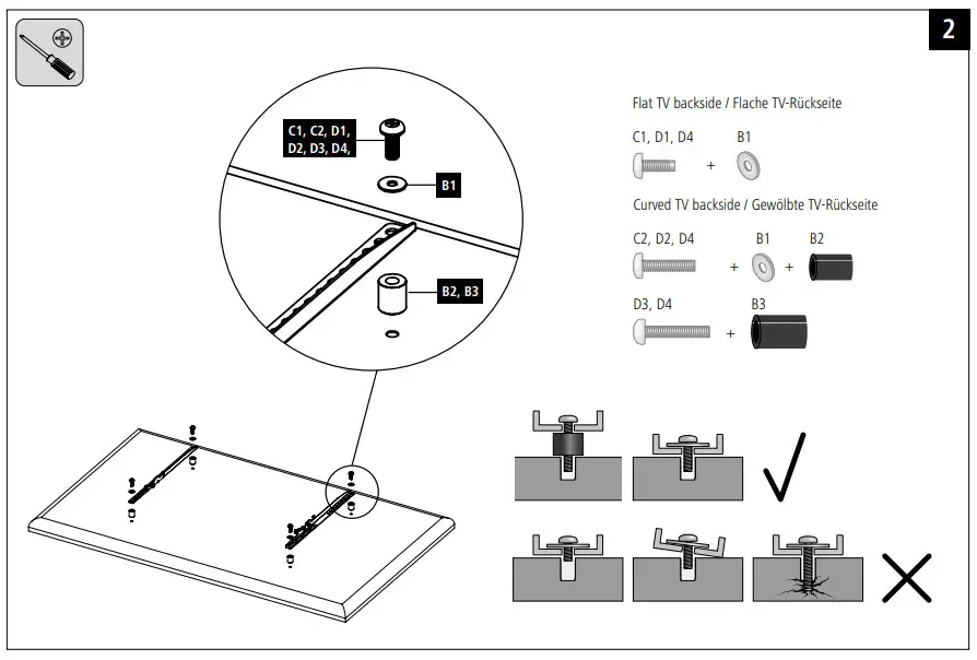 hama 118108 TV Wall Bracket-3
