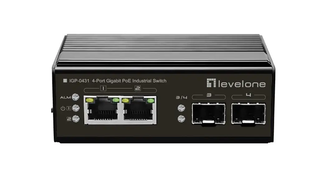 Levelone Igp-0431 4 Port Gigabit Poe Industrial Switch User Manual