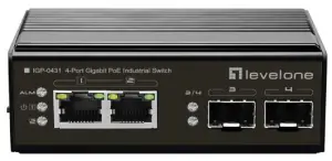 levelone IGP-0431 4 Port Gigabit PoE Industrial Switch - Picture
