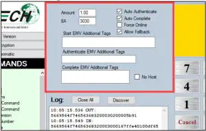 IDTECH VP3300 MagStripe EMV Contact and EMV Contactless Reader - Amount and Start EMV Additional Tags