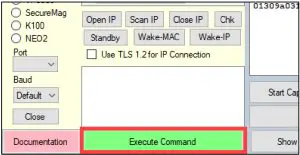 IDTECH VP3300 MagStripe EMV Contact and EMV Contactless Reader - command executes