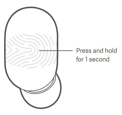 xiaomi ZBW4480GL True Wireless Earbuds User Manual - Turning On